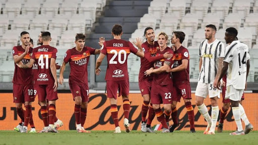 Lors du tour final de la Juventus, A.S. La Roma a battu le record invaincu à domicile